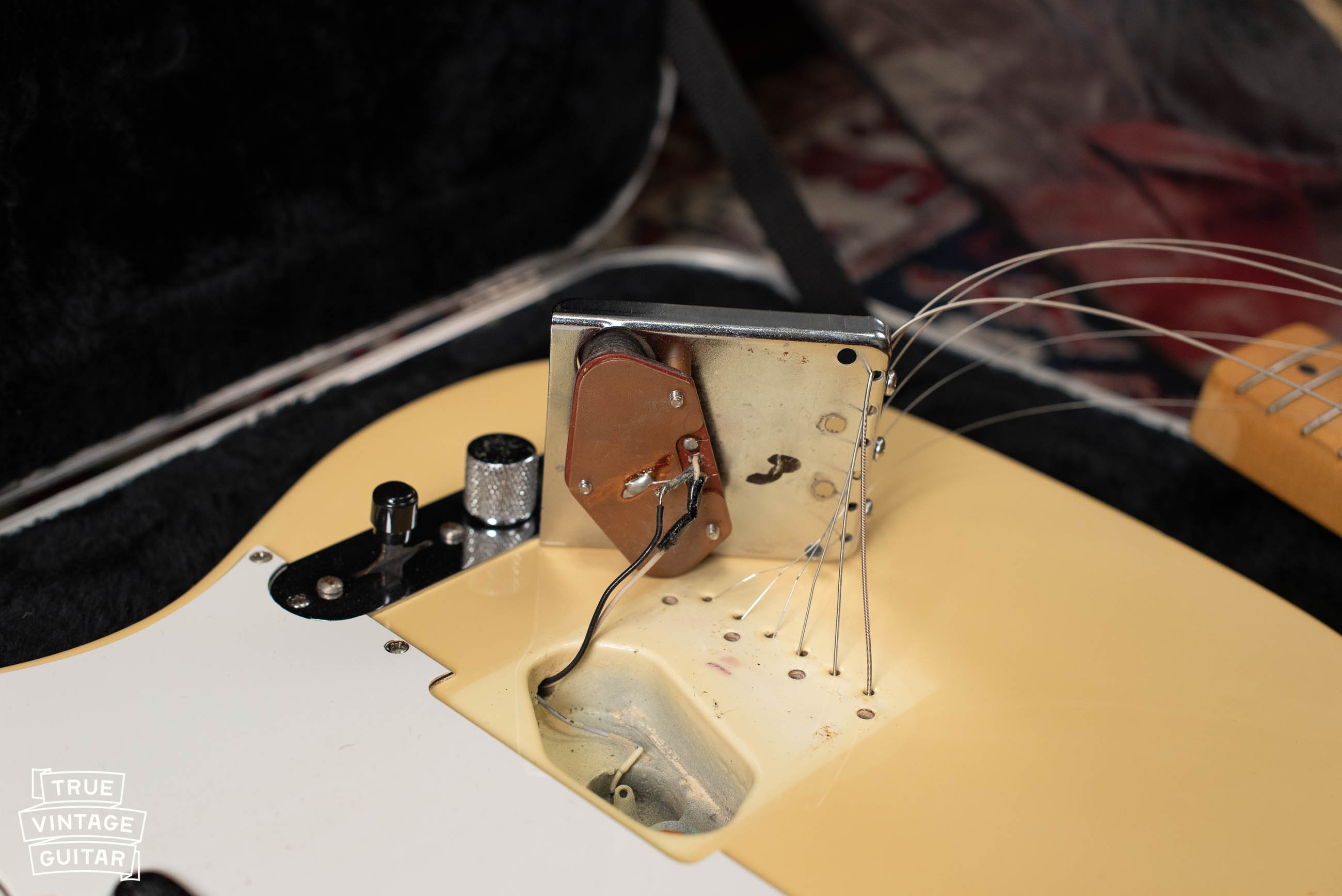 Telecaster bridge pickup red grey flatwork Dan Smith era