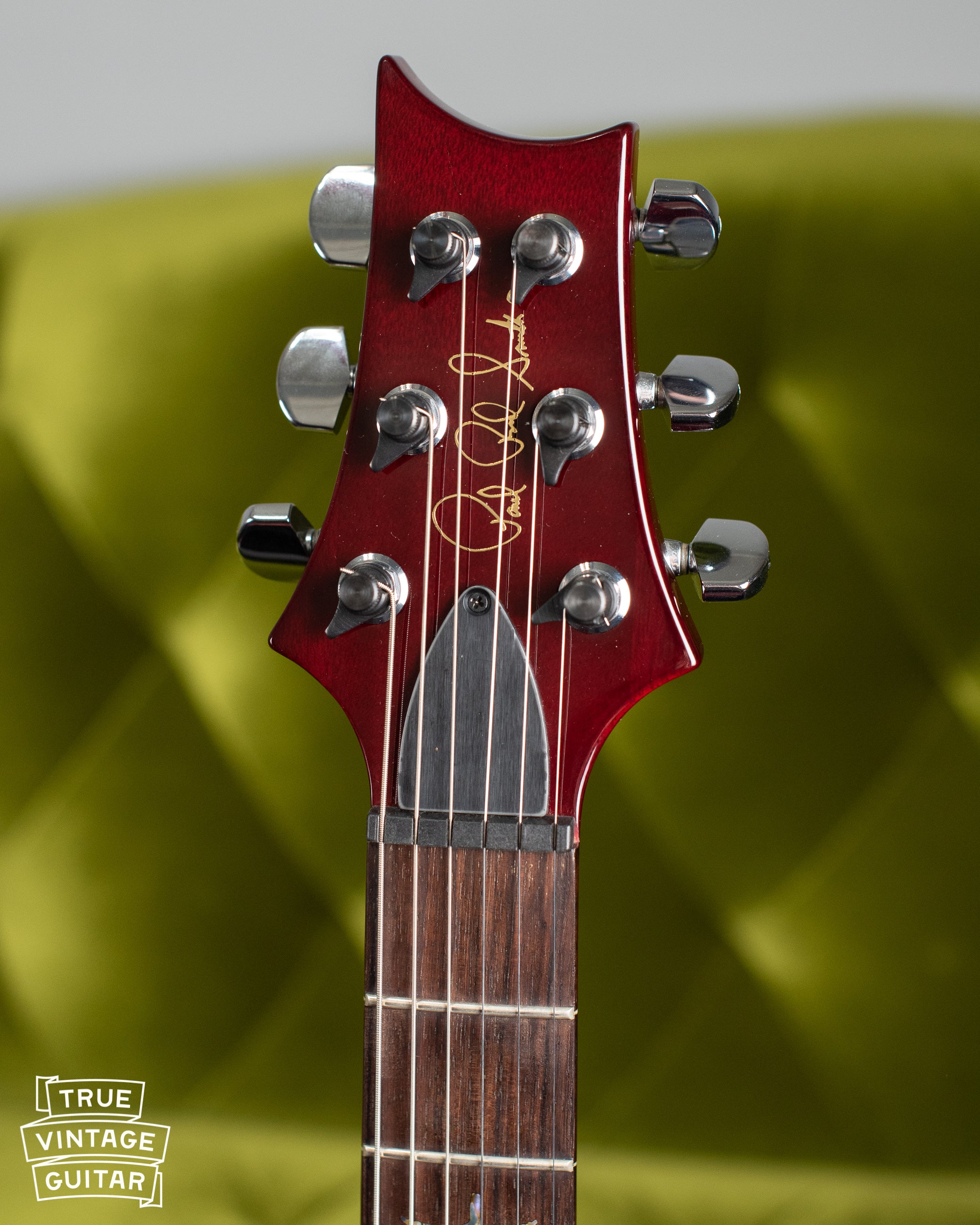 1996 Paul Reed Smith PRS Custom 24 headstock