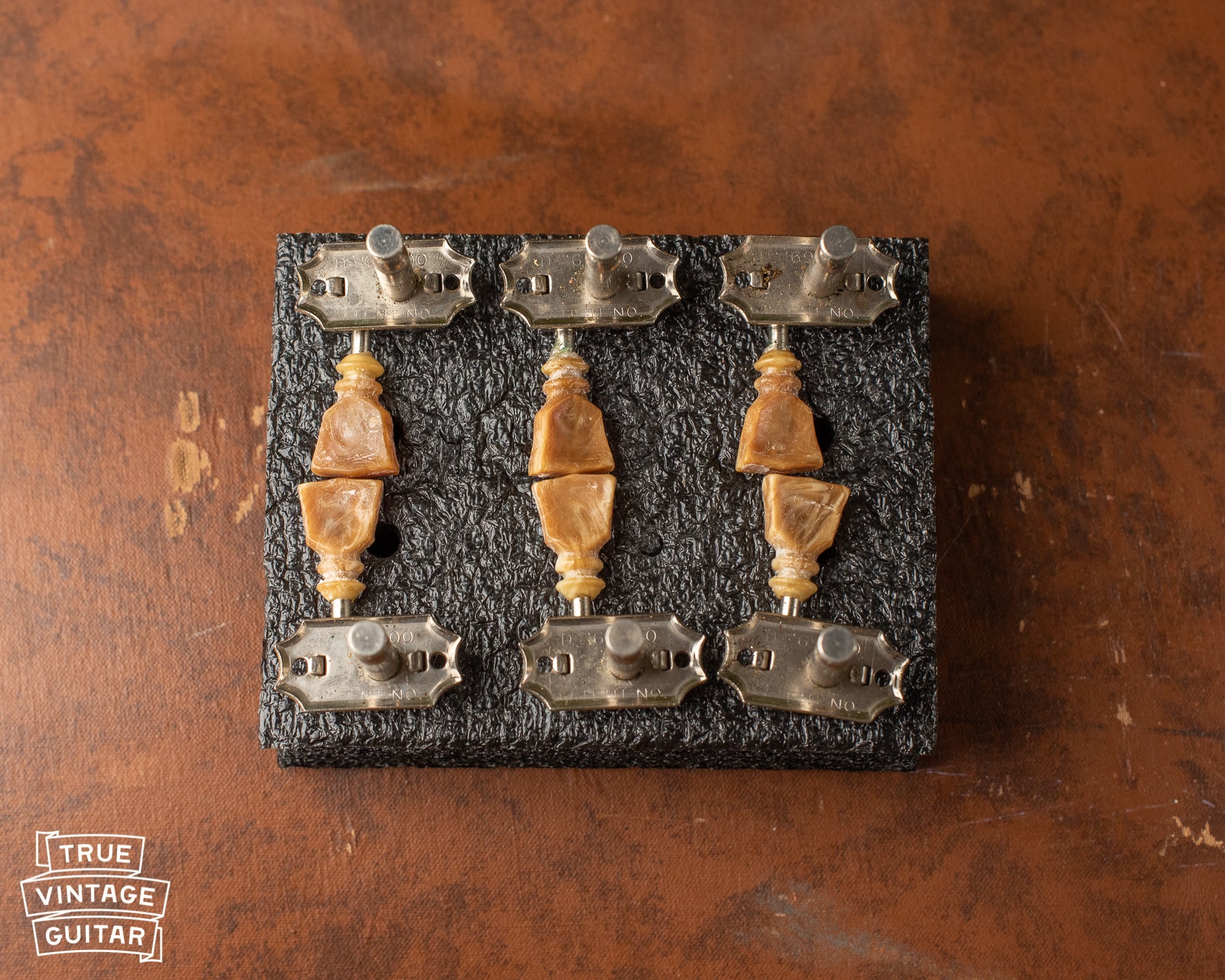 1960 Kluson double ring single line tuners