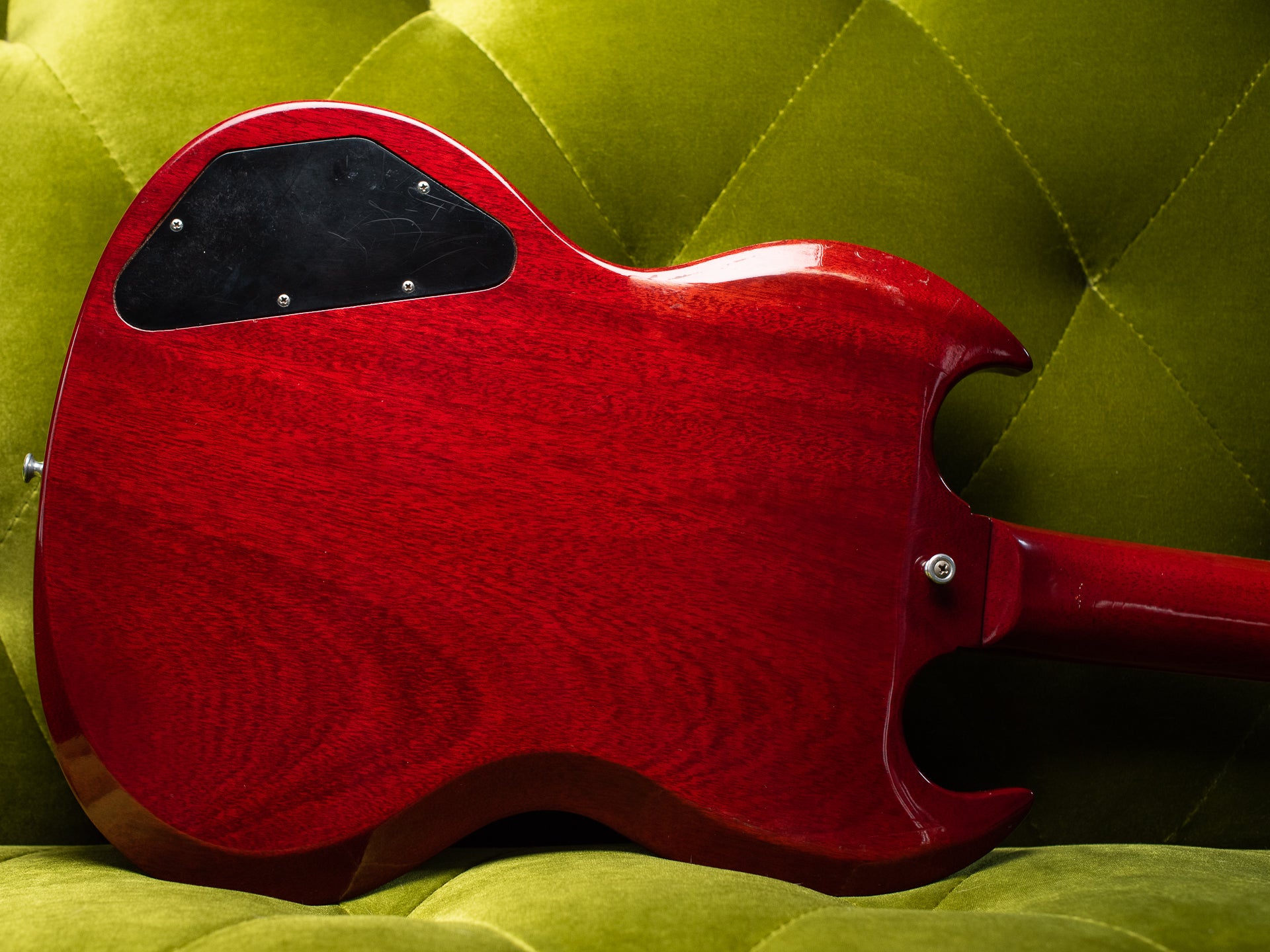 back of 1965 Gibson SG Standard