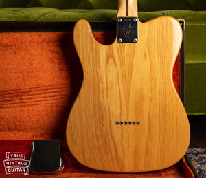1969 Fender Telecaster Thinline, back Ash body