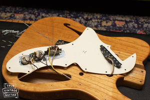 1969 Fender Telecaster Thinline  electronics, under pickguard