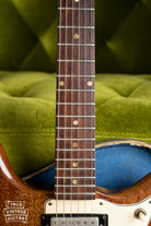 1965 Epiphone Wilshire Red Fox fretboard