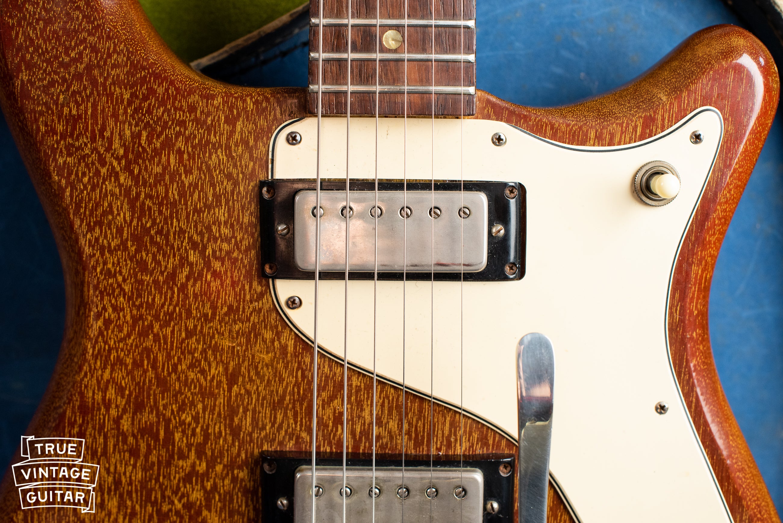 1965 Epiphone Wilshire Red Fox neck pickup