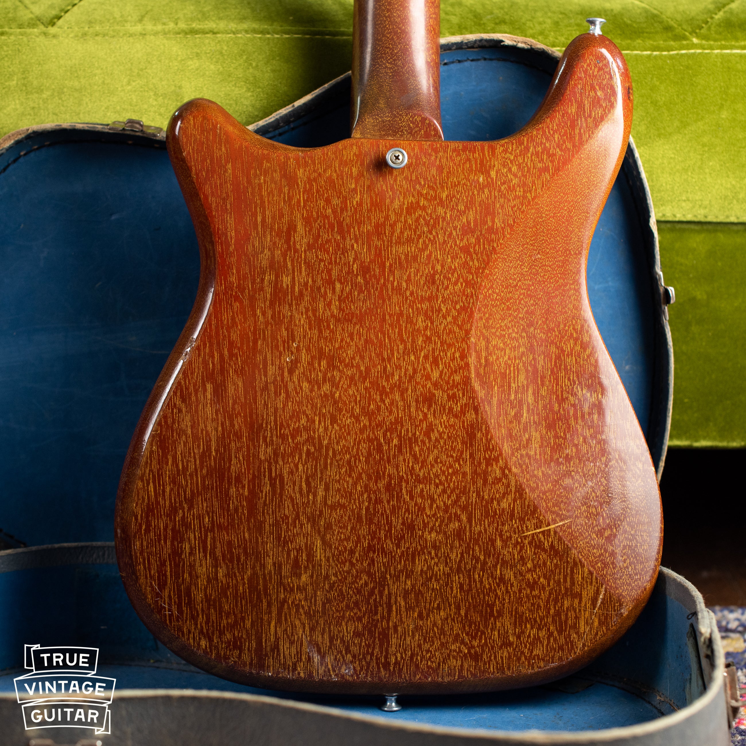 1965 Epiphone Wilshire Red Fox, back