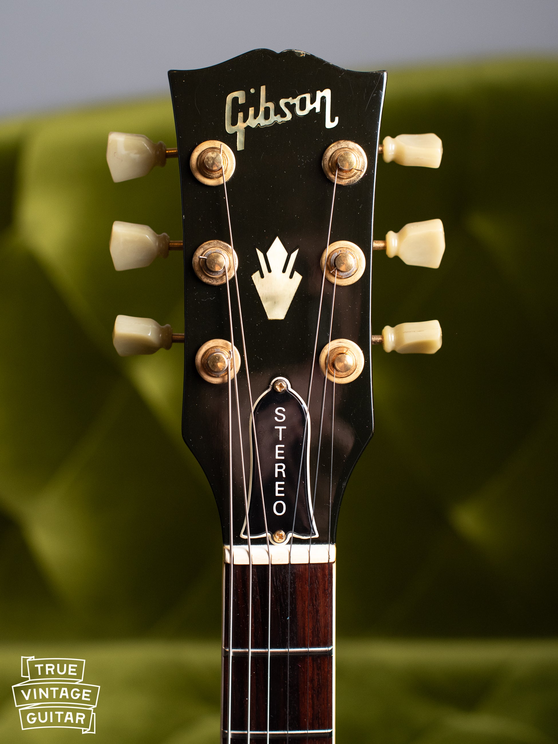 Headstock, 1976 Gibson ES-345 TD Sunburst