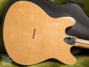 Back, Vintage 1976 Fender Starcaster Natural