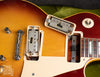 Patent number sticker mini humbucking pickups, Vintage 1972 Gibson Les Paul Deluxe electric guitar