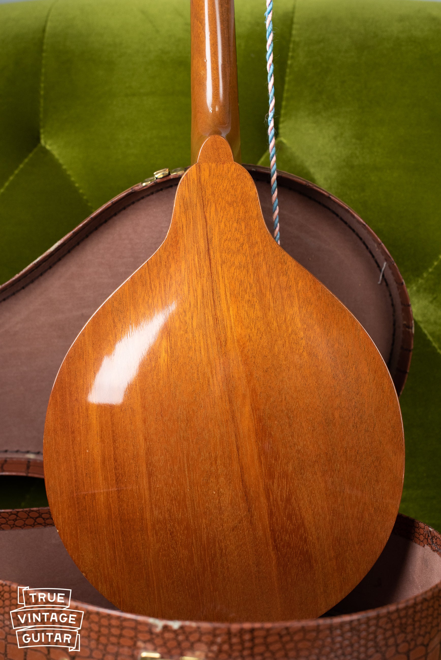 Mahogany back, Gibson A style mandolin