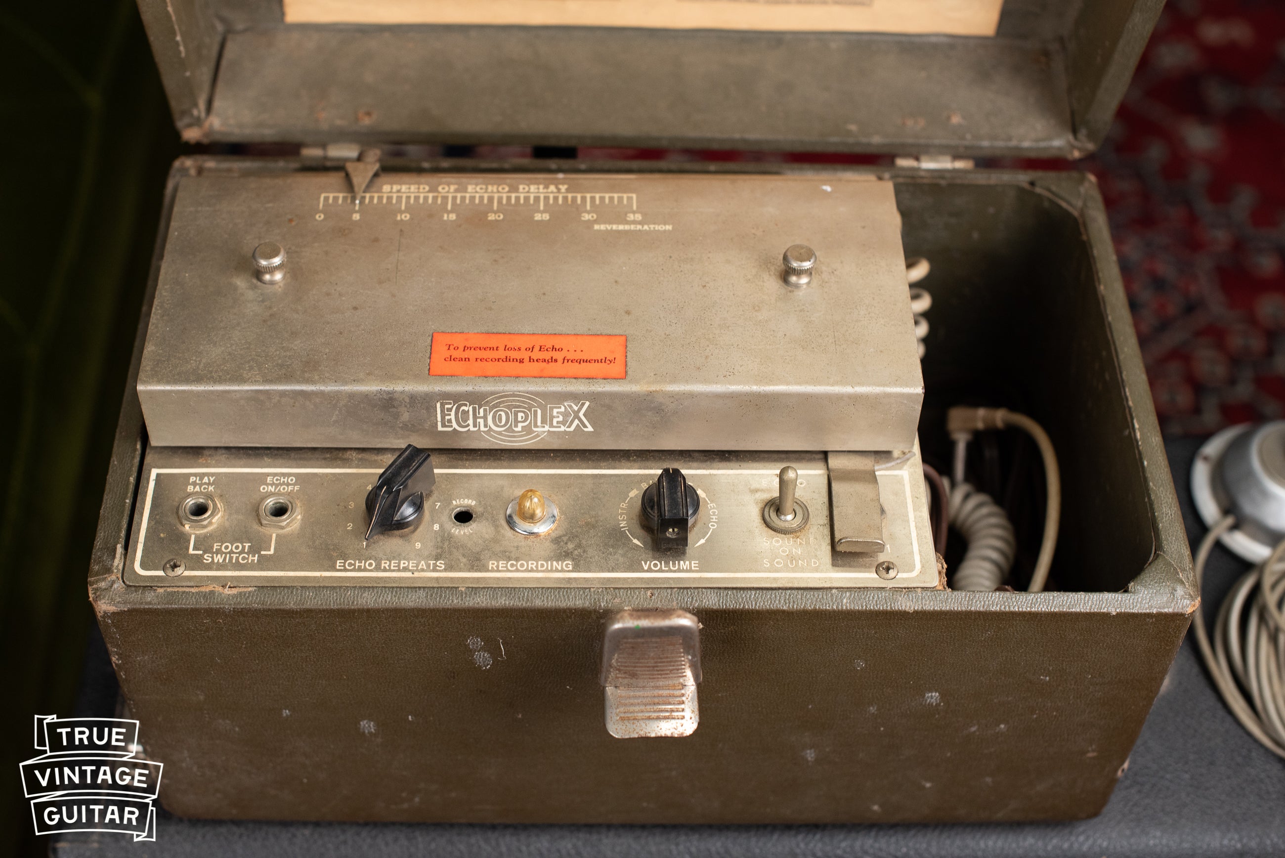 Echoplex EP-2 真空管　Tape Echo 1963 Maestro Echoplex EP-2 / EP-3 Tape Echo – TR Crandall