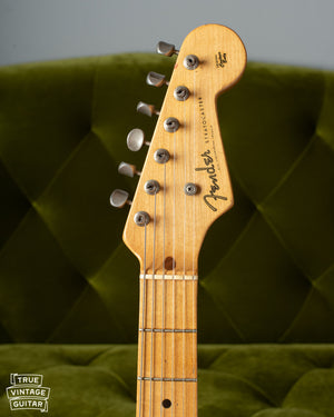 Fender Stratocaster 1954 headstock, round contours
