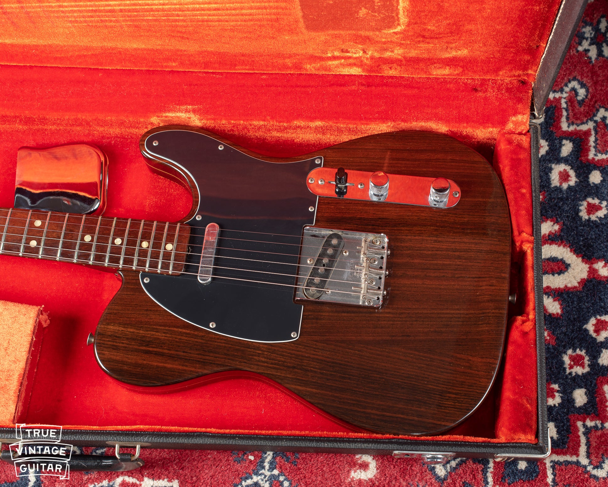 Fender Rosewood Telecaster 1971 with bridge cover in its original case