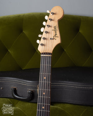 Neck with slab Rosewood fretboard of 1962 Fender Duo Sonic