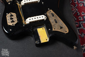 Paint stick mark of Fender Jaguar custom color Black