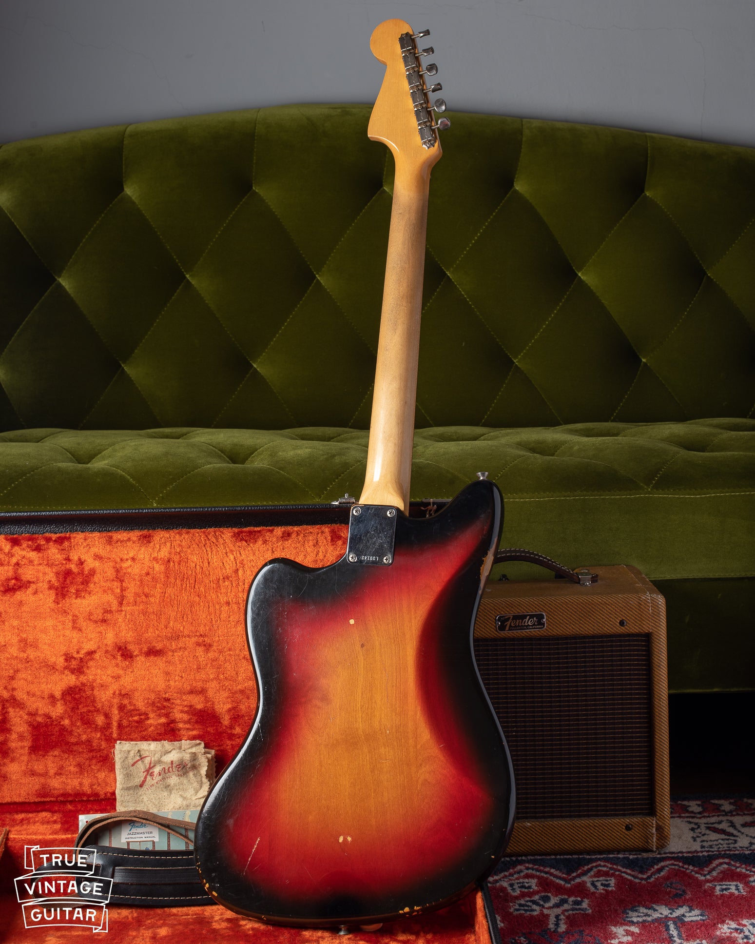 Back of 1964 Fender Jazzmaster 