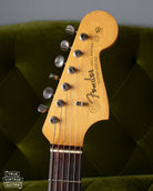 Spaghetti style Fender logo on headstock of Fender Jazzmaster 1964