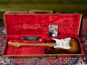 Fender Stratocaster 1954 in original center pocket tweed case
