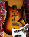 Fender Stratocaster 1958 body under pickguard, cavities