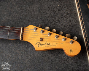 Fender headstock 1963 Stratocaster