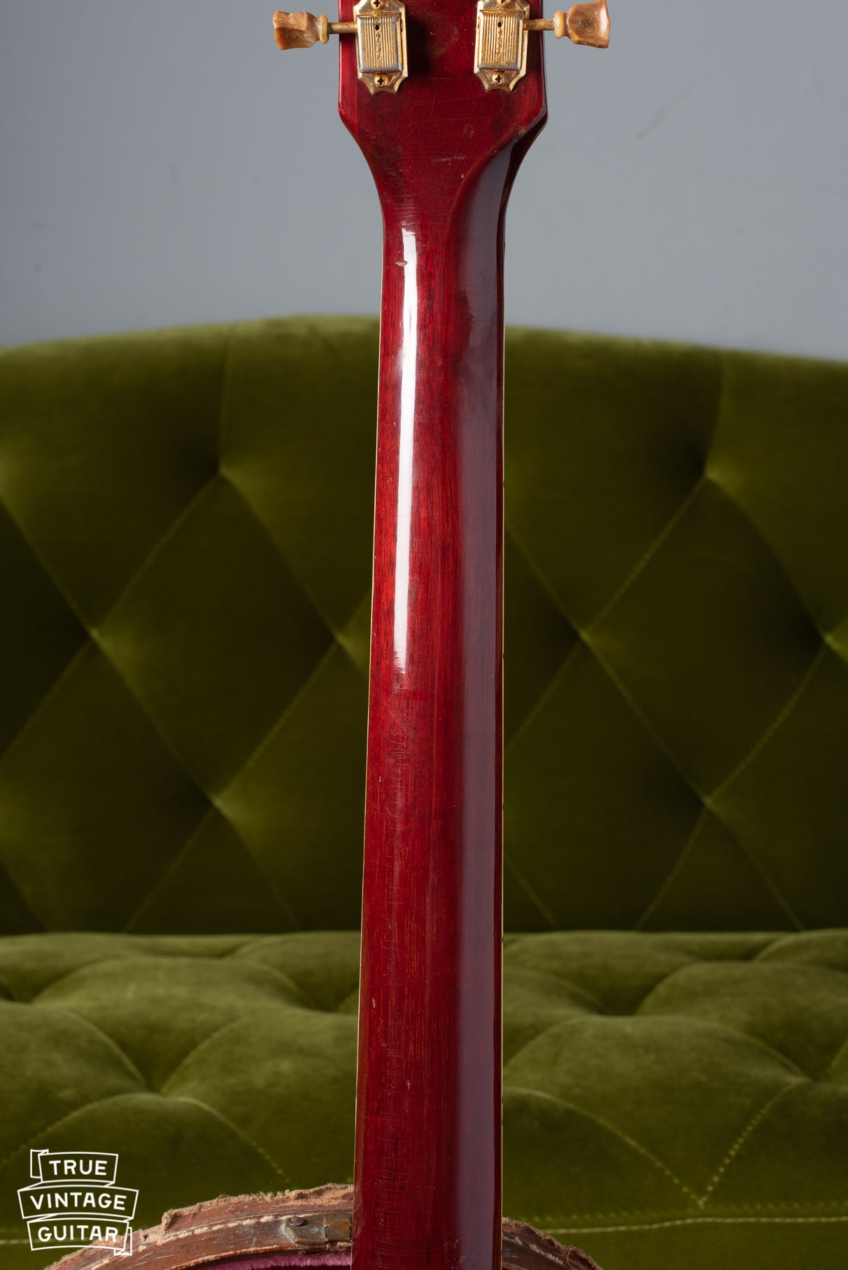 Back of neck 1960 Gibson ES-345 guitar