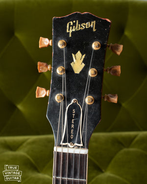 Gibson headstock ES-345 1960 with Stereo truss rod cover