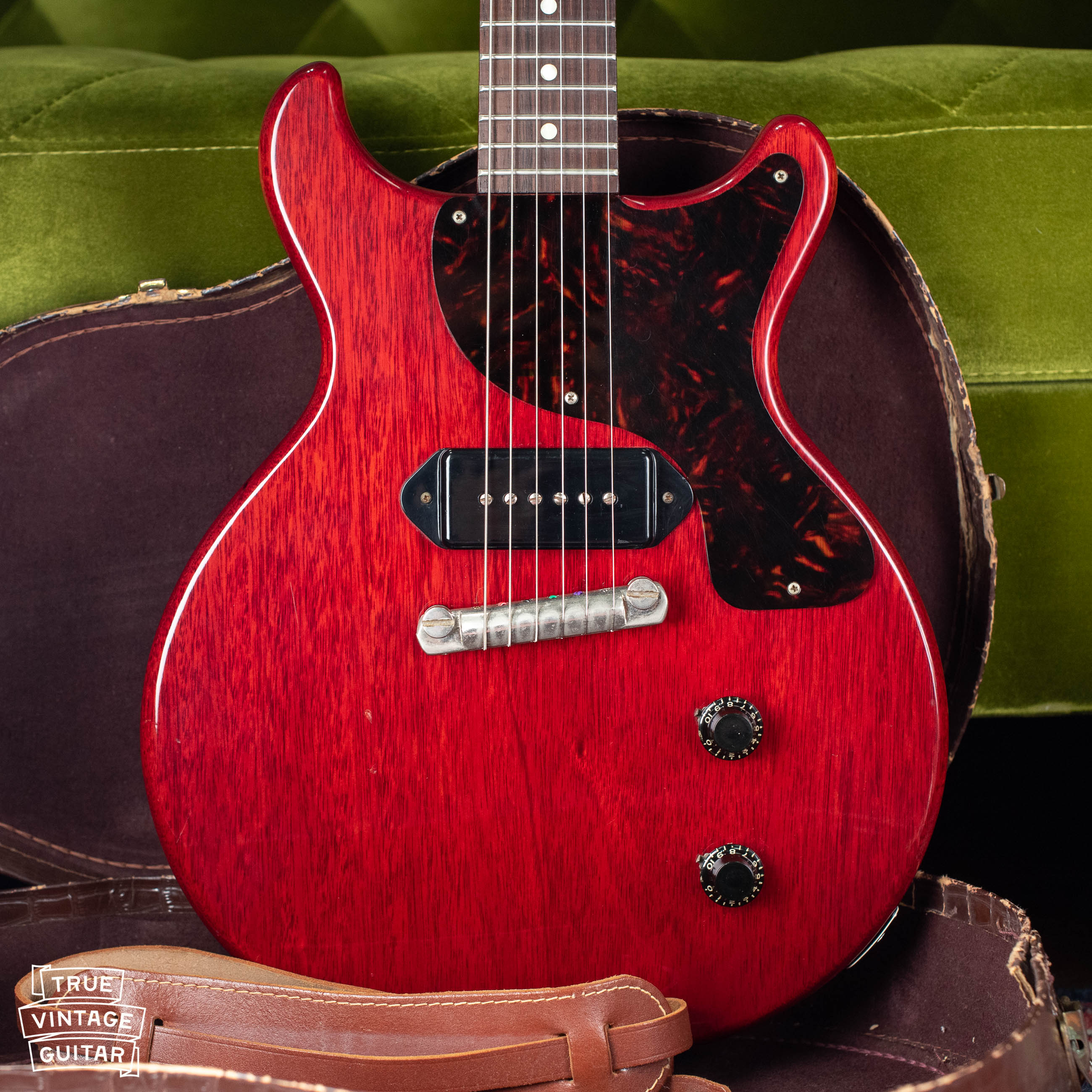 Double cut Cherry Red Gibson Les Paul Junior 1959