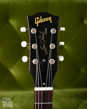 Headstock, vintage Gibson, Les Paul Junior 1959