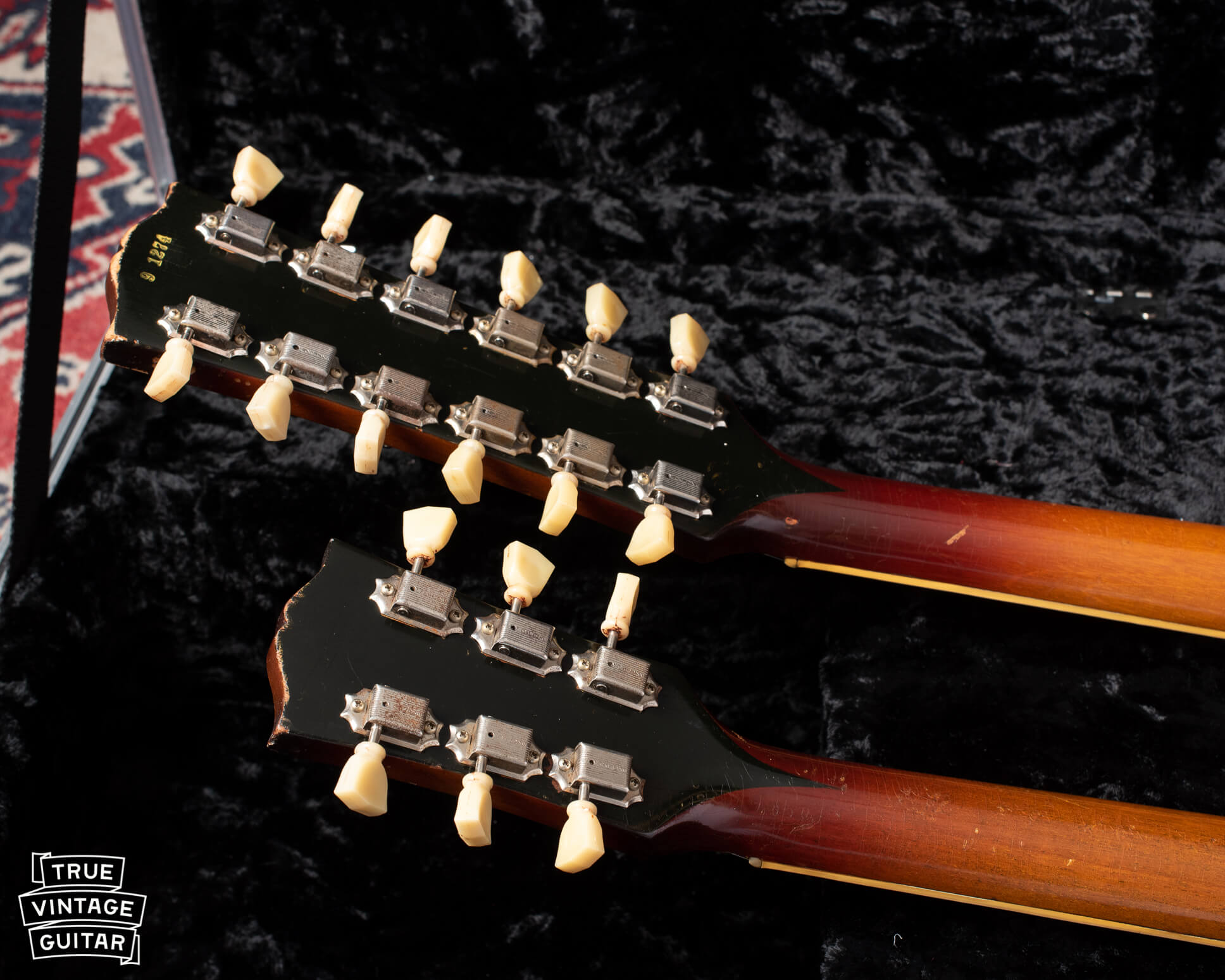 Double stinger on Gibson EDS-1275 double neck guitar