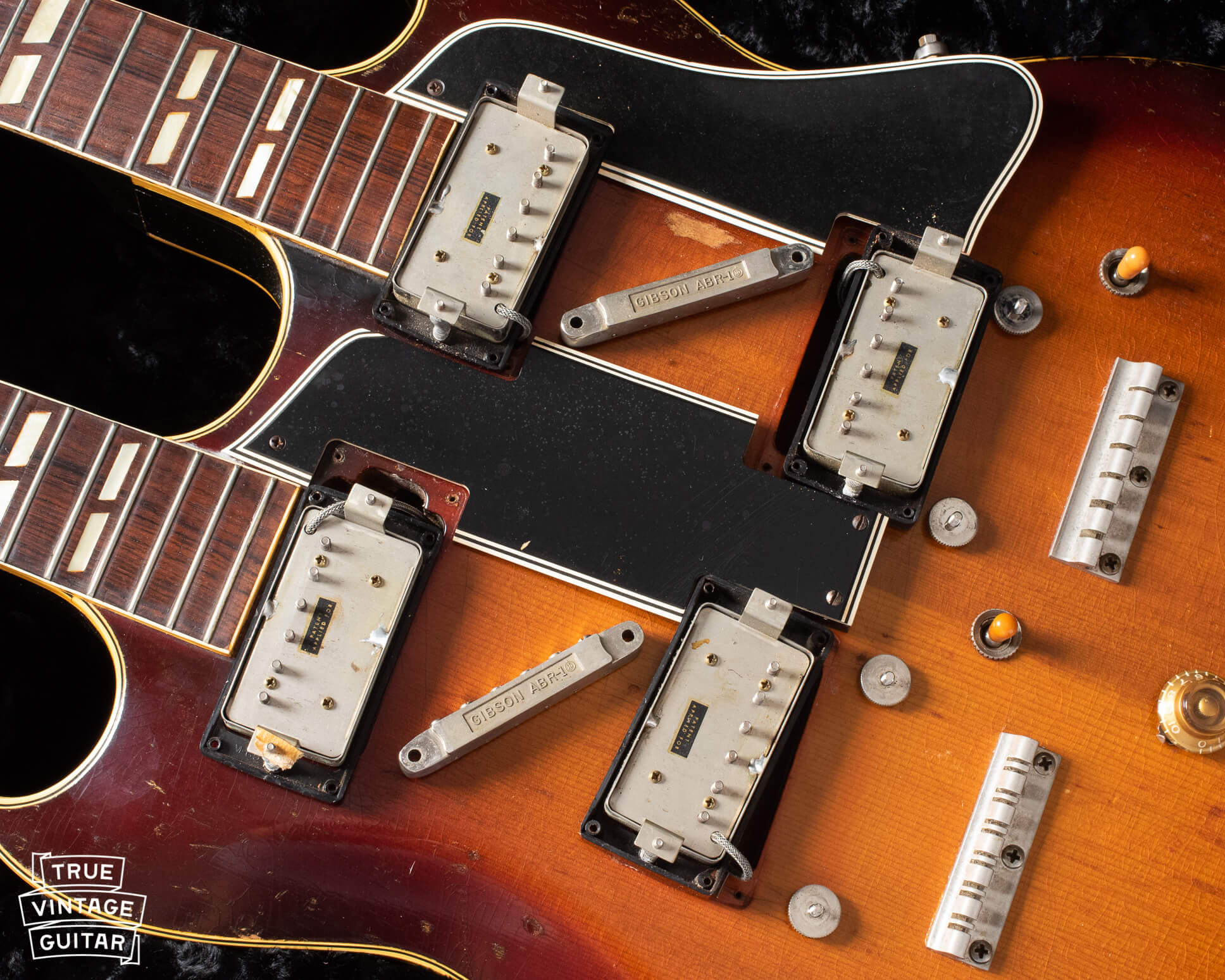 Patent Applied For Humbucking pickups PAF