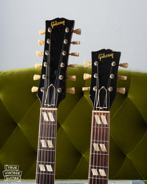 double neck headstocks 1959 Gibson with 12 string and six string necks