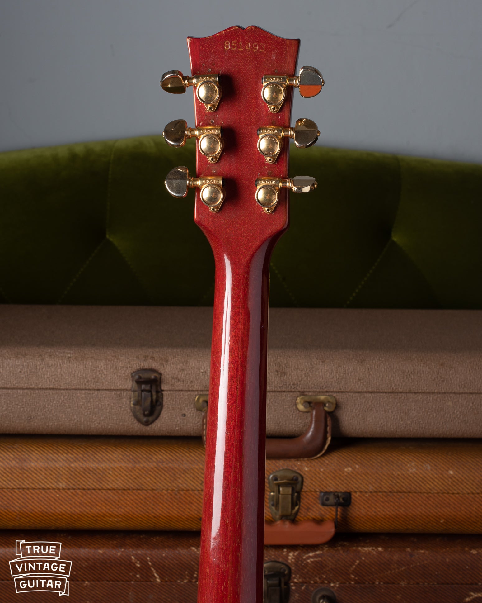 Grover gold tuners on Gibson ES-345 1966