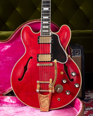 Gibson ES-355 1961 Cherry Red with stereo output and varitone switch.