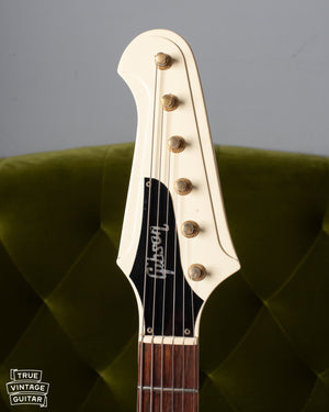 Gibson Firebird 76 headstock white