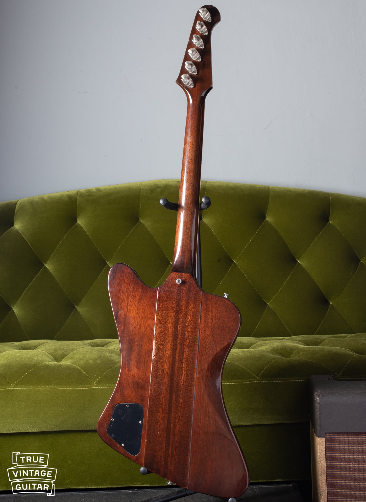 Back of 1964 Gibson Firebird V Reverse with neck through