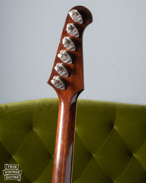 Back of neck of reverse Gibson Firebird V 1964