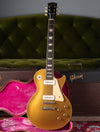 Gibson Les Paul goldtop guitar 1956 with brown and pink case