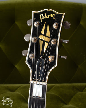 Large pearl split diamond inlay on Gibson Les Paul Custom 1960