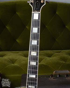 Large pearl block inlays on Gibson Les Paul Custom 1960
