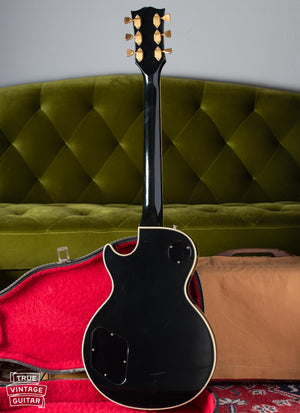 Back of Gibson Les Paul Custom 1974 black