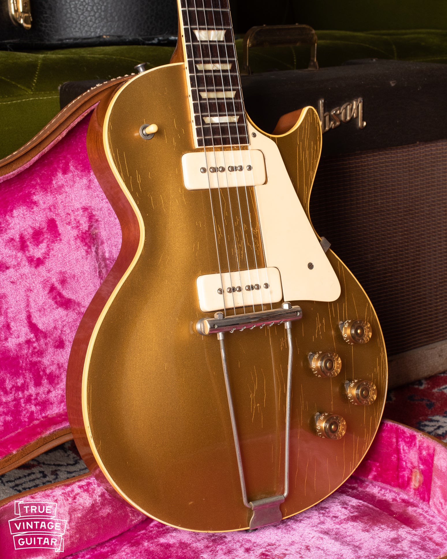Finish checking on original 1950s Gibson Les Paul goldotp