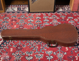 Brown alligator case for Les Paul guitars 1950s