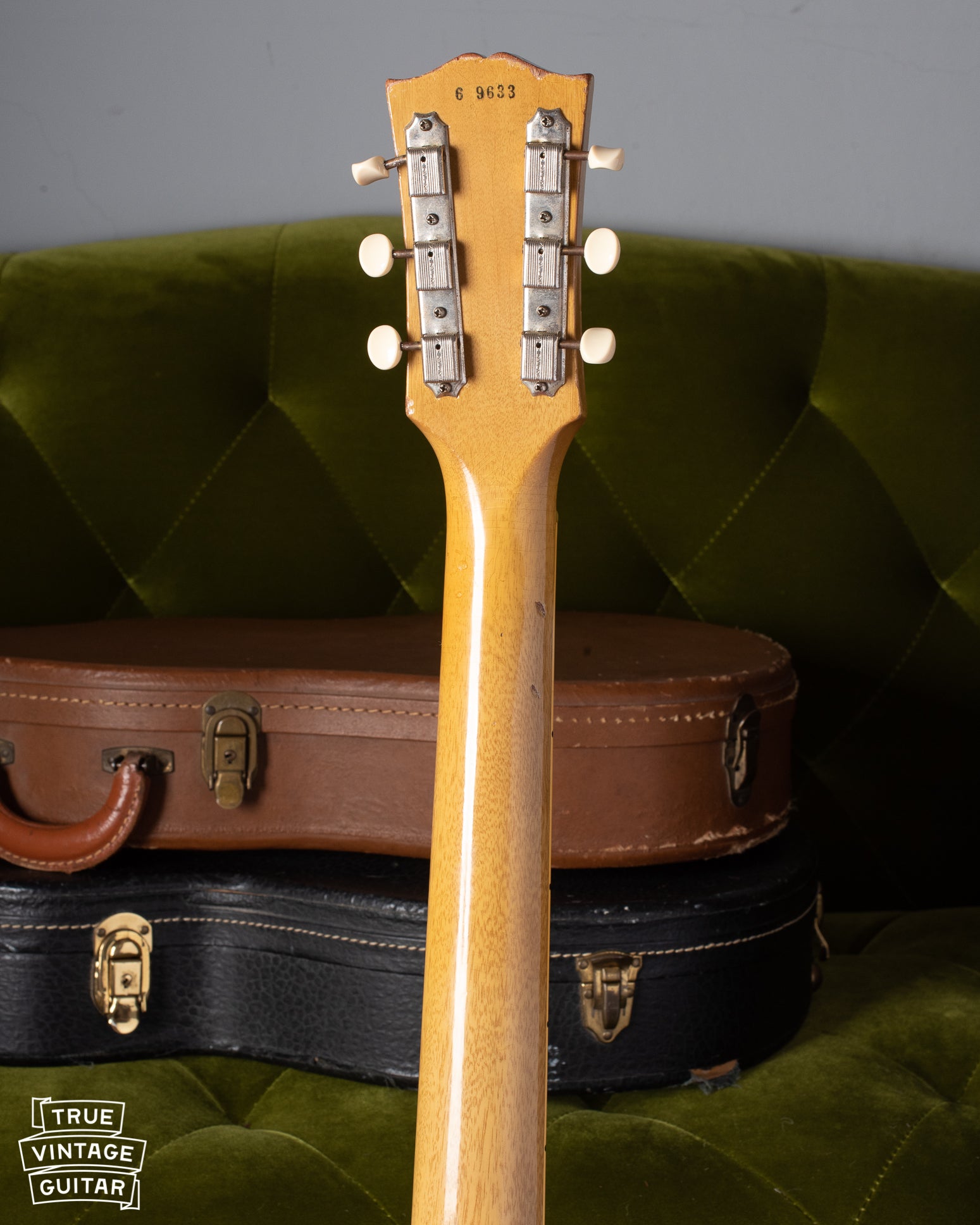 Back of neck of Gibson Les Paul Special 1956