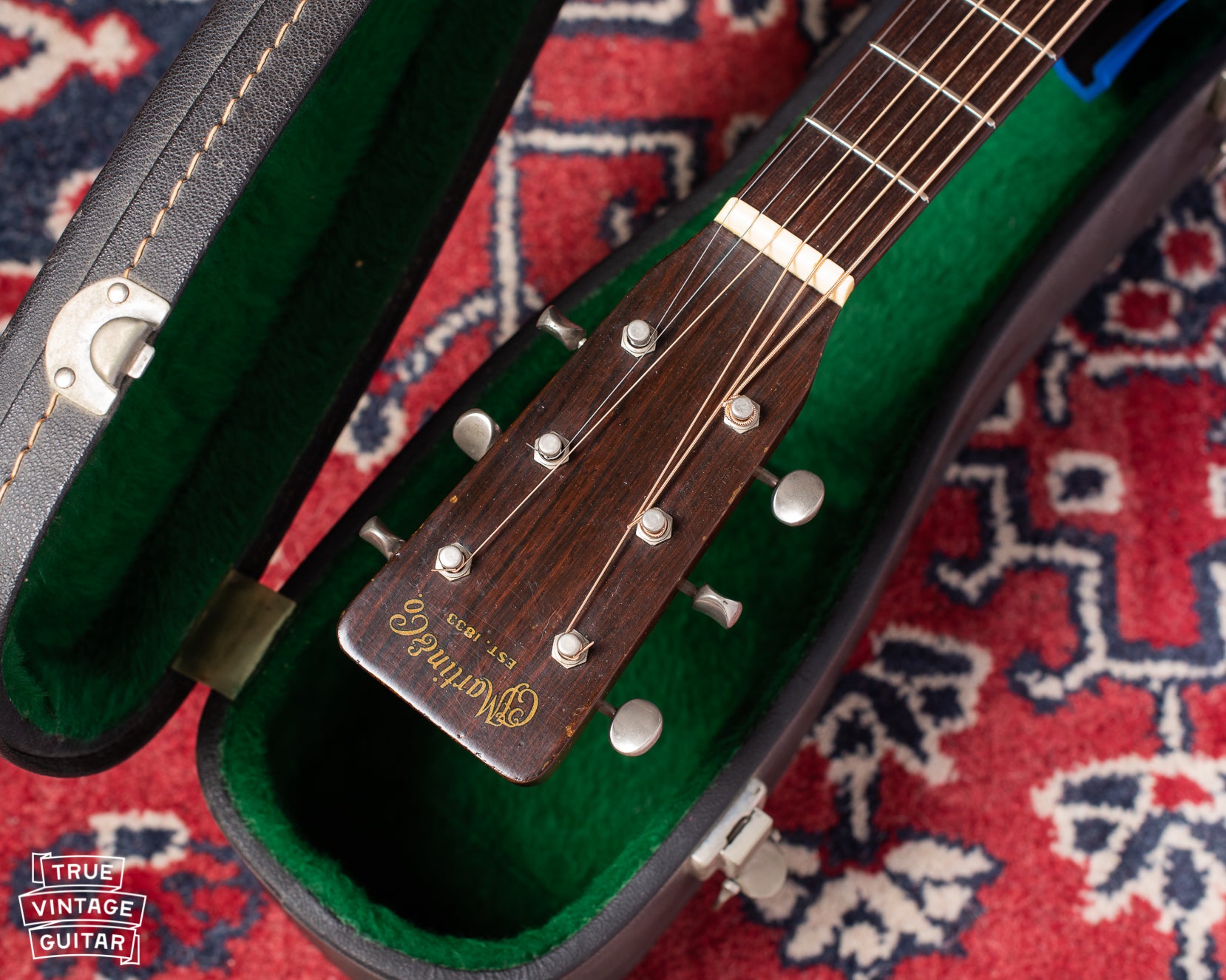 Neck of Martin D-18 1857 in case