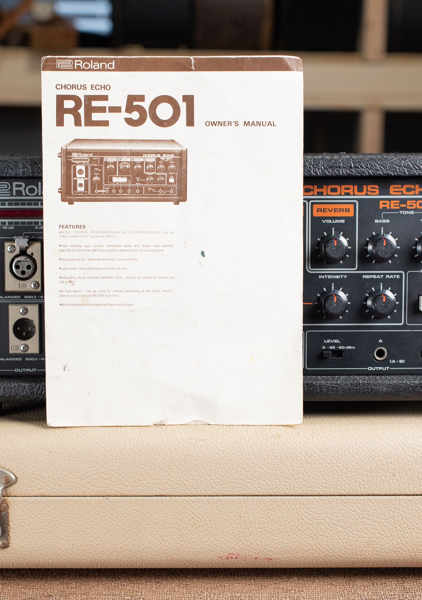 Vintage Roland RE-501 Chorus Echo Owner's Manual