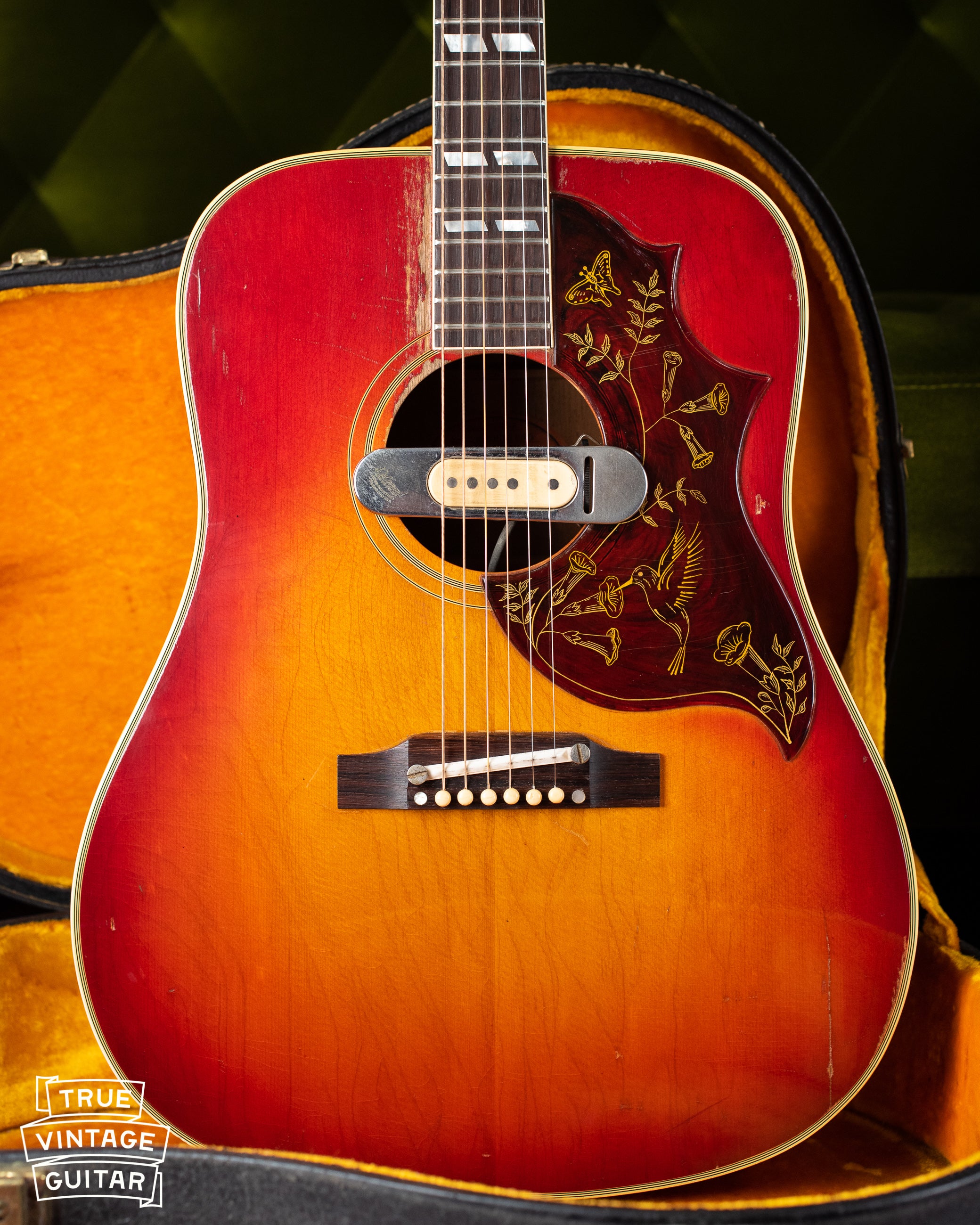 Vintage 1963 Gibson Hummingbird acoustic guitar