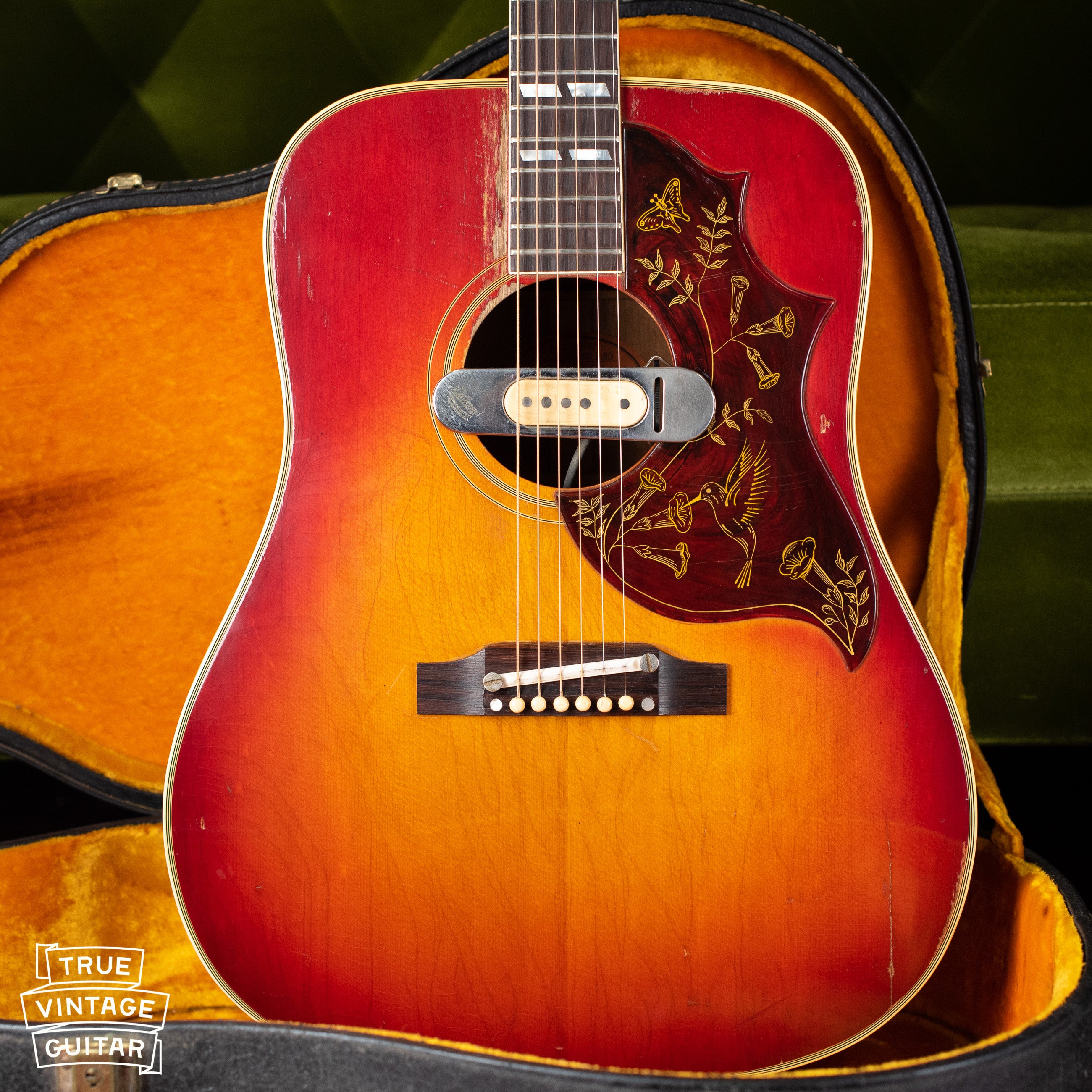 Vintage 1963 Gibson Hummingbird acoustic guitar