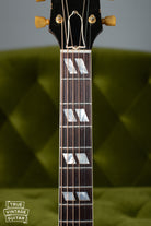 Split parallelogram fretboard inlays