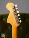 Tuners, back of neck, Vintage 1966 Fender Mustang Blue