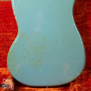 Back of body, Vintage 1966 Fender Mustang Blue