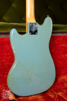 Back of body, Vintage 1966 Fender Mustang Blue